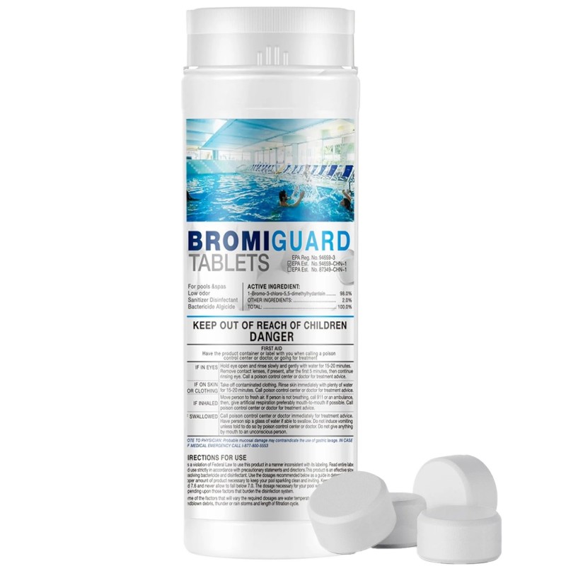 1-Bromo-3-klor-5,5-dimetylhydantoin for svømmebasseng og spa